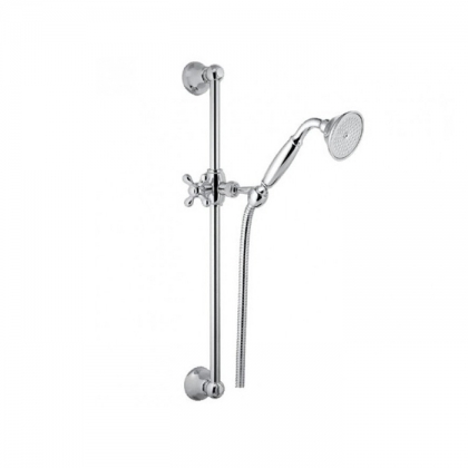 Gattoni PD Душевая стойка 60см с лейкой CLASSIC и шлангом, цвет DARK NICKEL