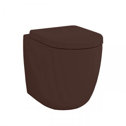 Artceram File 2.0 Унитаз напольный Rimless 36x52 см, цвет cocoa
