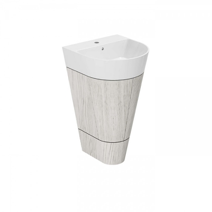 Azzurra Forma Тумба напольная 50х47х84.5см, с 2 дверцами, с раковиной, цвет: Olmo bianco