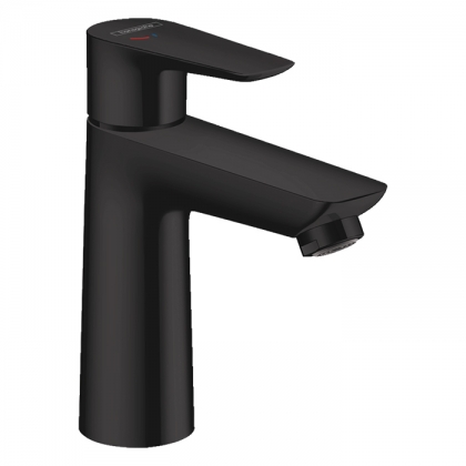 Hansgrohe Talis E Смеситель для раковины, 1 отв., цвет: черный матовый