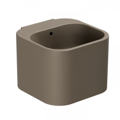 Azzurra Tandem Раковина подвесная 44x43xH32 см, без отв., с переливом, цвет: Cocoa