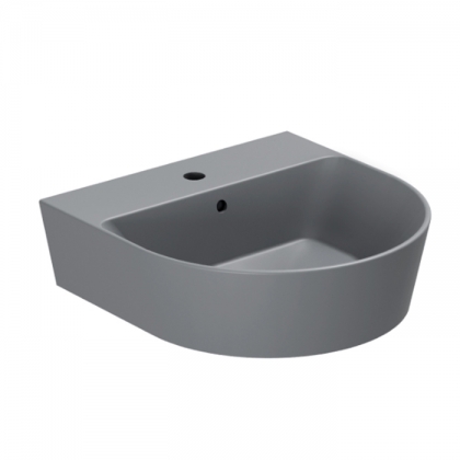 Azzurra Forma Раковина 50х50х16см., с 1 отверстием., с переливом, цвет: Antracite