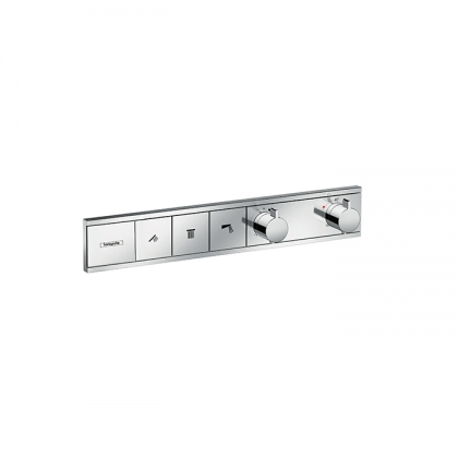 Hansgrohe RainSelect Термостат для душа, 3 источника, внешняя часть, цвет: хром